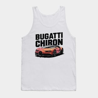 Bugatti Chiron Vintage Car Tank Top